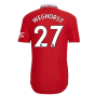 2022-2023 Man Utd Authentic Home Shirt (Weghorst 27)