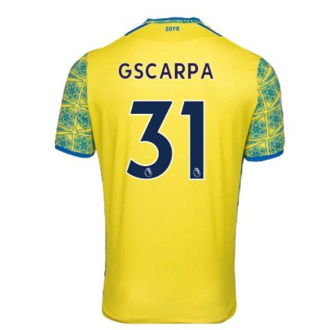 2022-2023 Nottingham Forest Away Shirt (G Scarpa 31)
