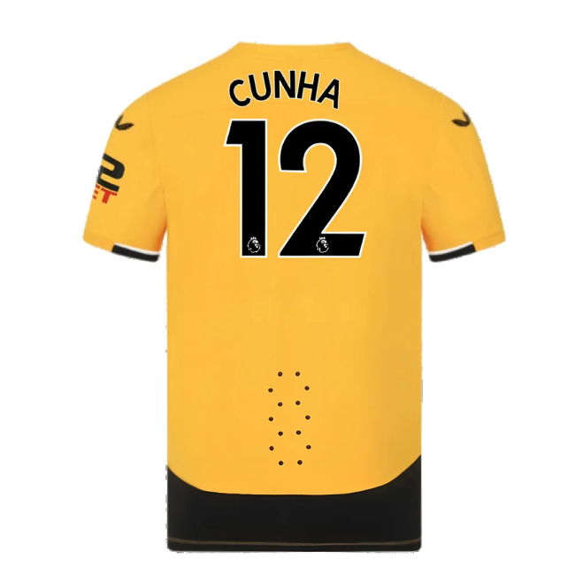 2022-2023 Wolves Home Pro Jersey (Cunha 12)