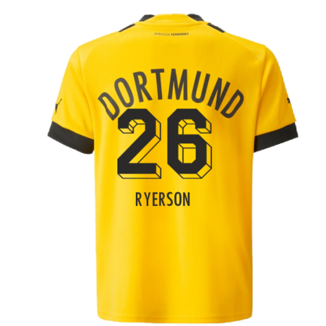 2022-2023 Borussia Dortmund Home Shirt (Kids) (Ryerson 26)