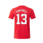 2022-2023 Rangers Matchday Short Sleeve T-Shirt (Red) (Cantwell 13)