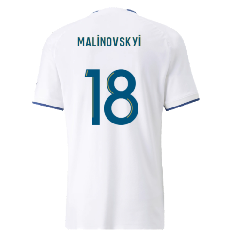 2022-2023 Marseille Authentic Home Shirt (Malinovskyi 18)