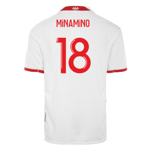 2022-2023 Monaco Home Shirt (Kids) (Minamino 18)