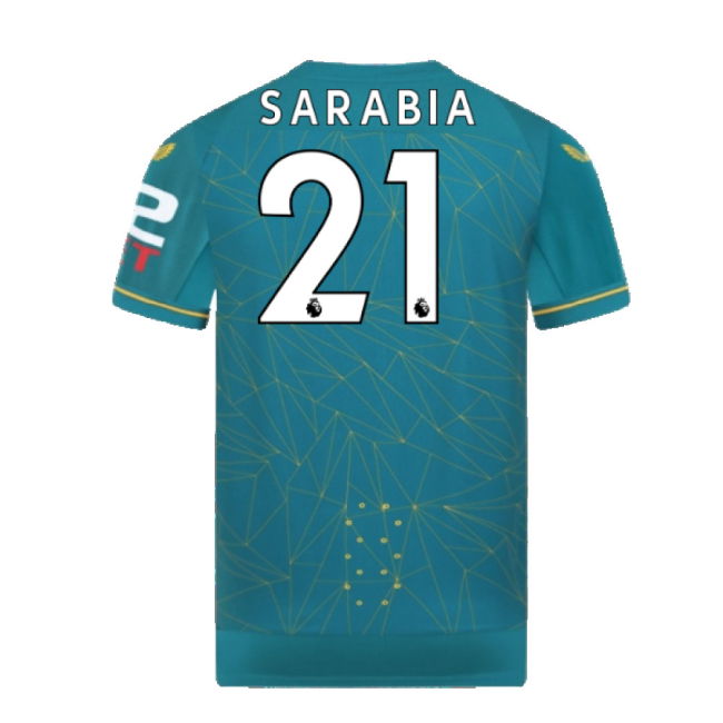 2022-2023 Wolves Away Pro Jersey (Sarabia 21)