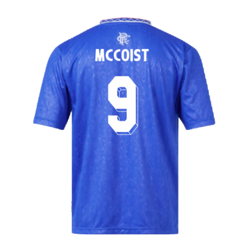 Rangers 1990 Home Retro Football Shirt (McCoist 9)