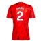 2023-2024 Arsenal Pre-Match Shirt (Red) (Saliba 2)