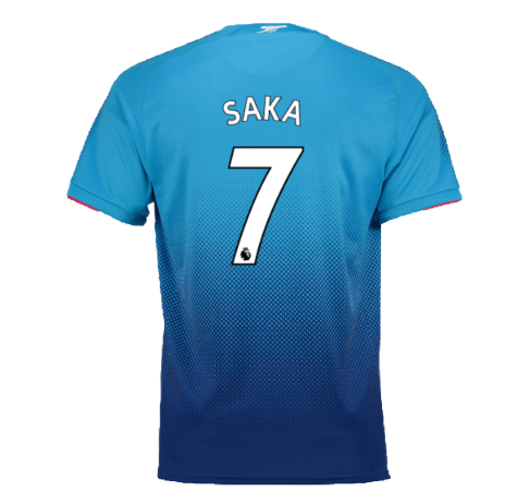 2017-2018 Arsenal Away Shirt (Saka 7) - Kids