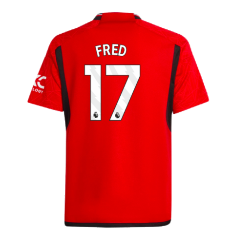 2023-2024 Man Utd Home Shirt (Kids) (Fred 17)