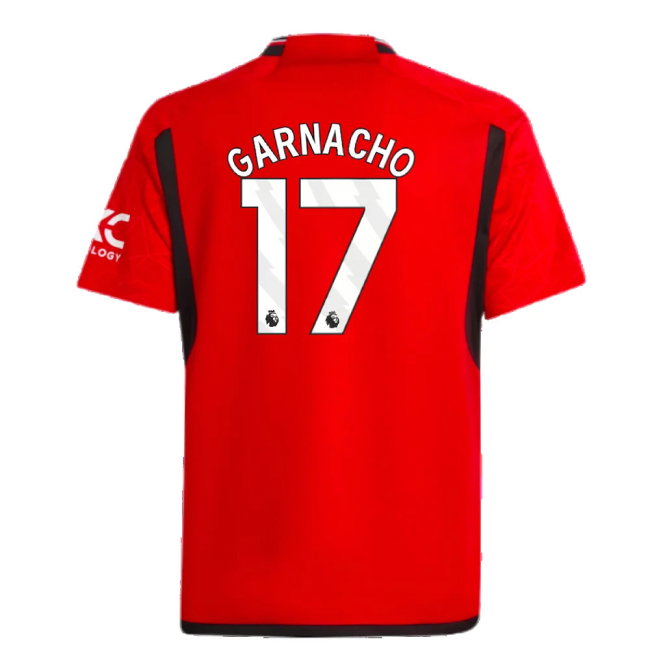2023-2024 Man Utd Home Shirt (Kids) (Garnacho 17)