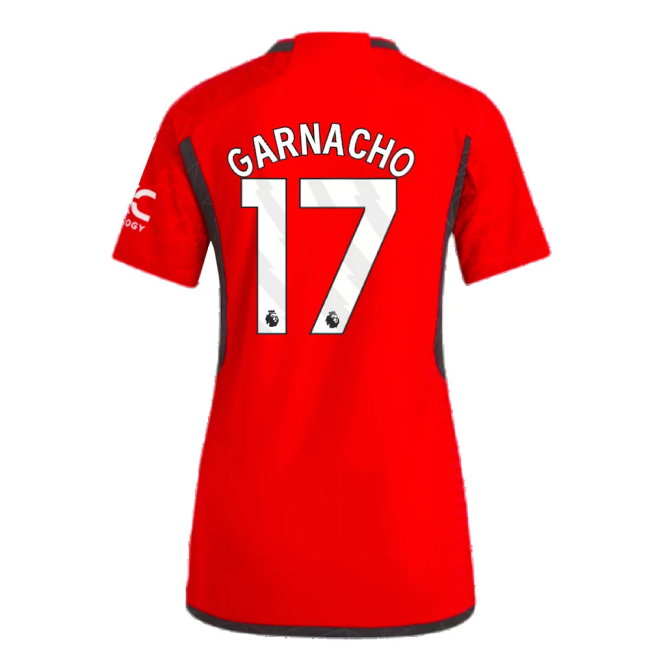 2023-2024 Man Utd Authentic Home Shirt (Ladies) (Garnacho 17)
