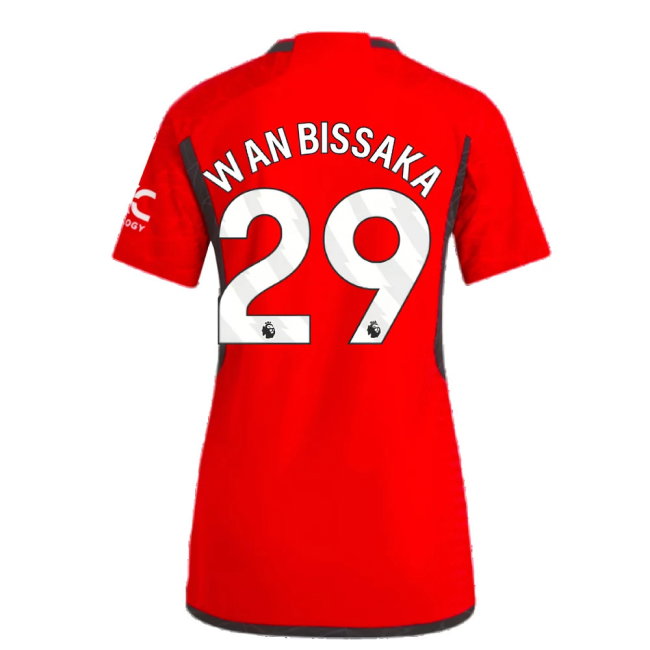 2023-2024 Man Utd Authentic Home Shirt (Ladies) (Wan Bissaka 29)
