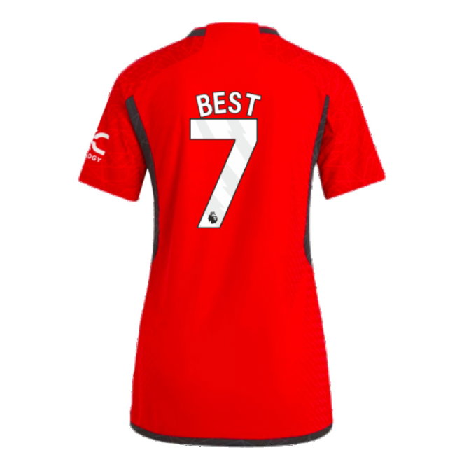 2023-2024 Man Utd Authentic Home Shirt (Ladies) (Best 7)