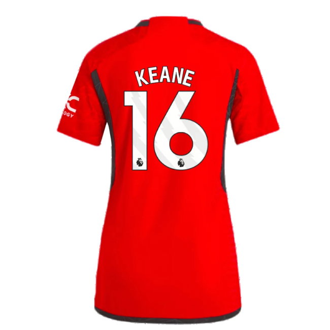 2023-2024 Man Utd Authentic Home Shirt (Ladies) (Keane 16)