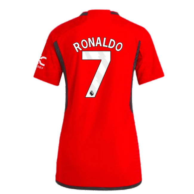 2023-2024 Man Utd Authentic Home Shirt (Ladies) (Ronaldo 7)