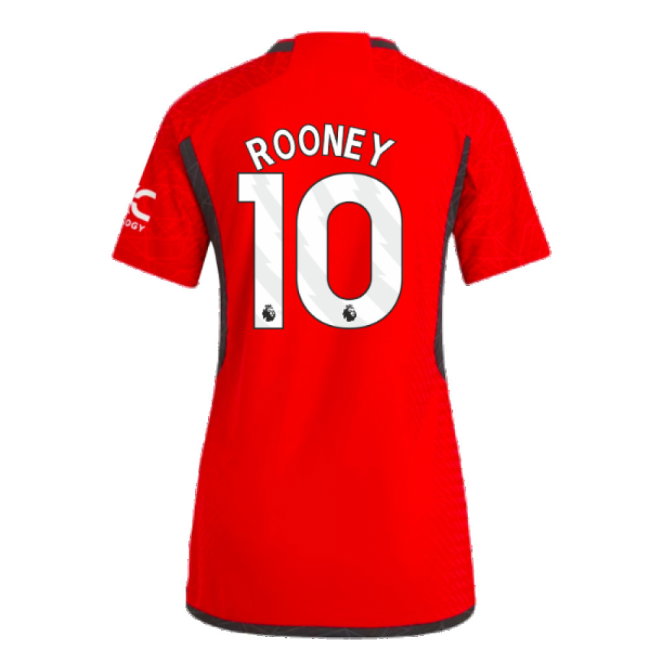 2023-2024 Man Utd Authentic Home Shirt (Ladies) (Rooney 10)