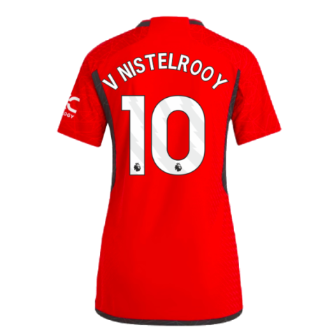 2023-2024 Man Utd Authentic Home Shirt (Ladies) (V Nistelrooy 10)