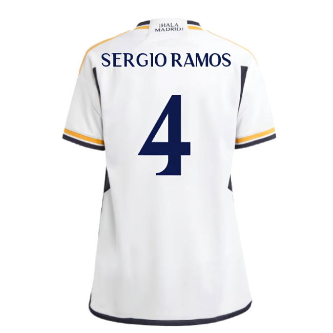 2023-2024 Real Madrid Home Shirt (Kids) (Sergio Ramos 4)