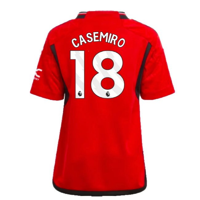 2023-2024 Man Utd Home Mini Kit (Casemiro 18)