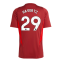 2023-2024 Arsenal Training Jersey (Red) (Havertz 29)