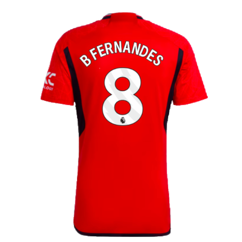2023-2024 Man Utd Home Shirt (B Fernandes 8)
