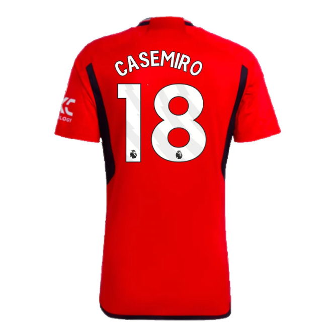 2023-2024 Man Utd Home Shirt (Casemiro 18)