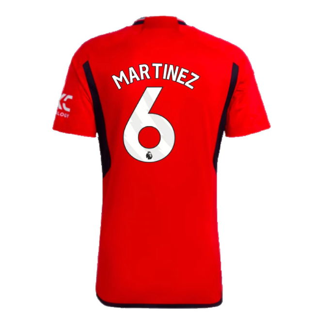 2023-2024 Man Utd Home Shirt (Martinez 6)