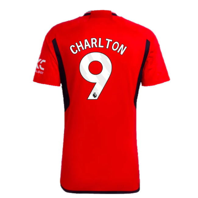 2023-2024 Man Utd Home Shirt (Charlton 9)