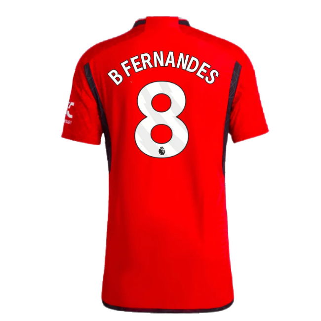 2023-2024 Man Utd Authentic Home Shirt (B Fernandes 8)