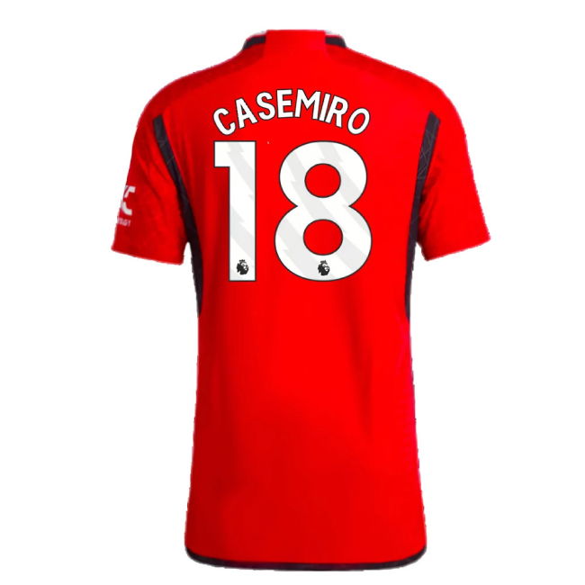 2023-2024 Man Utd Authentic Home Shirt (Casemiro 18)