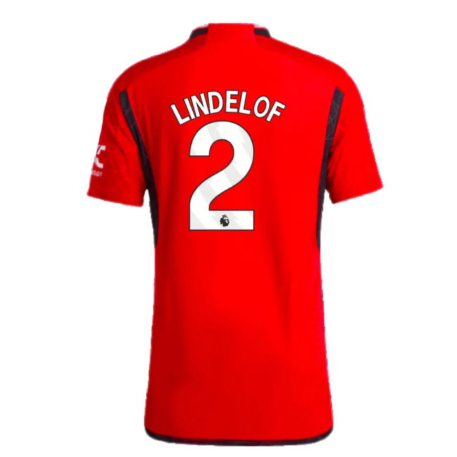 2023-2024 Man Utd Authentic Home Shirt (Lindelof 2)