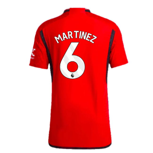2023-2024 Man Utd Authentic Home Shirt (Martinez 6)