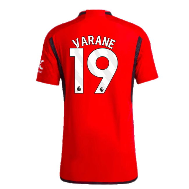 2023-2024 Man Utd Authentic Home Shirt (Varane 19)