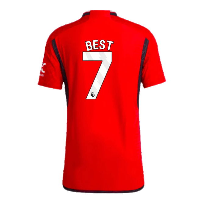 2023-2024 Man Utd Authentic Home Shirt (Best 7)