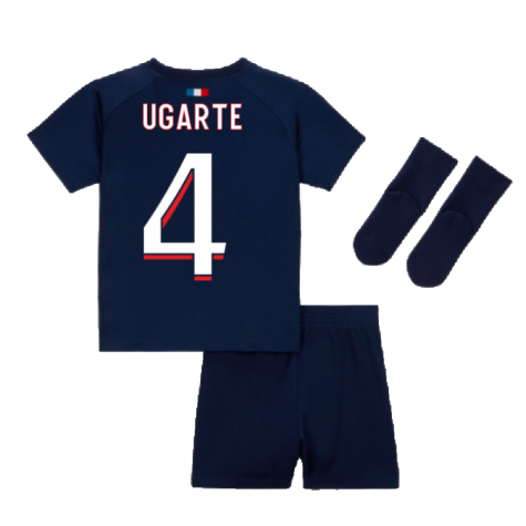 2023-2024 PSG Home Infants Baby Kit (Ugarte 4)