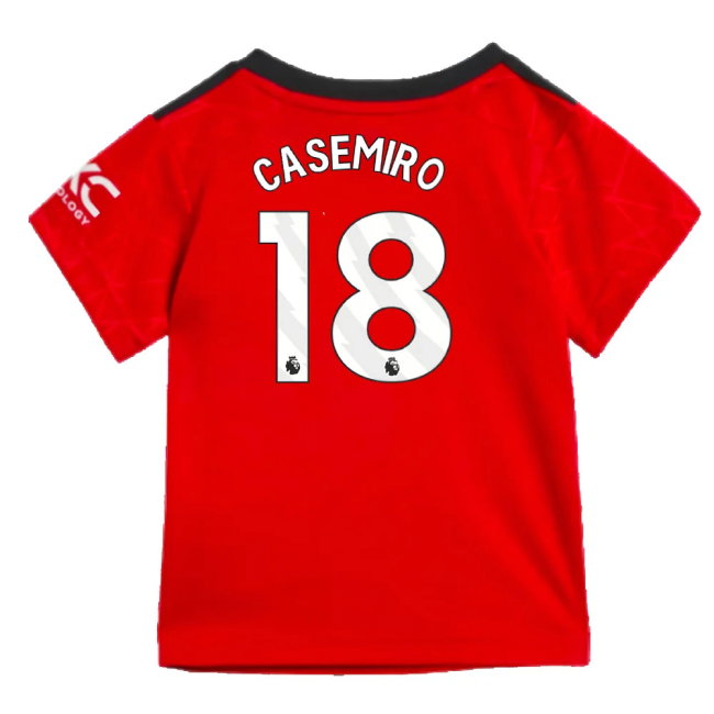 2023-2024 Man Utd Home Baby Kit (Casemiro 18)