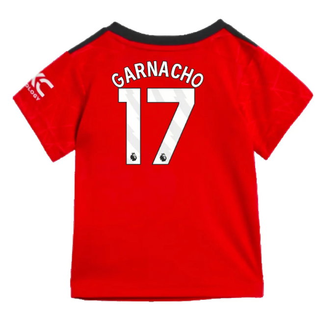 2023-2024 Man Utd Home Baby Kit (Garnacho 17)