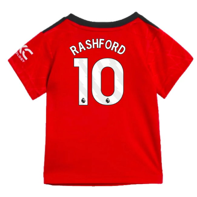 2023-2024 Man Utd Home Baby Kit (Rashford 10)
