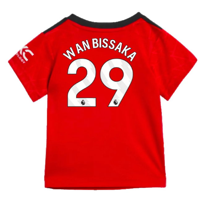 2023-2024 Man Utd Home Baby Kit (Wan Bissaka 29)