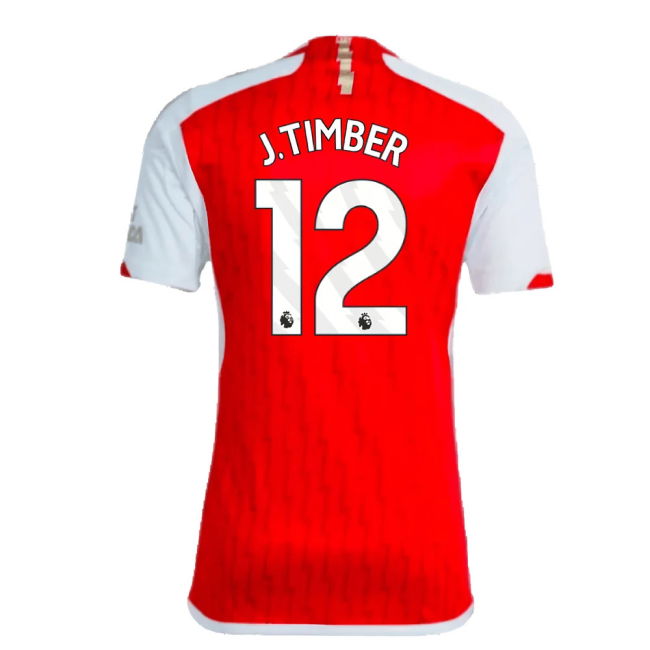2023-2024 Arsenal Home Shirt (J.Timber 12)