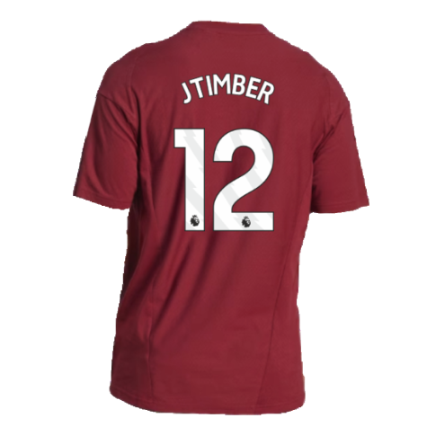 2023-2024 Arsenal Training Tee (Red) (J Timber 12)