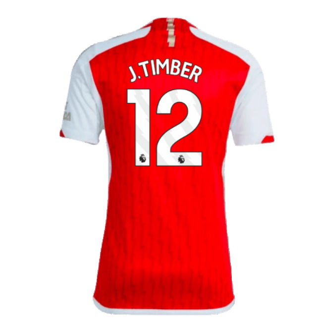 2023-2024 Arsenal Home Shirt (J.Timber 12)
