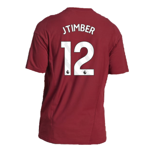 2023-2024 Arsenal Training Tee (Red) (J Timber 12)