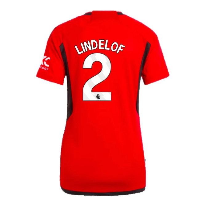 2023-2024 Man Utd Home Shirt (Ladies) (Lindelof 2)