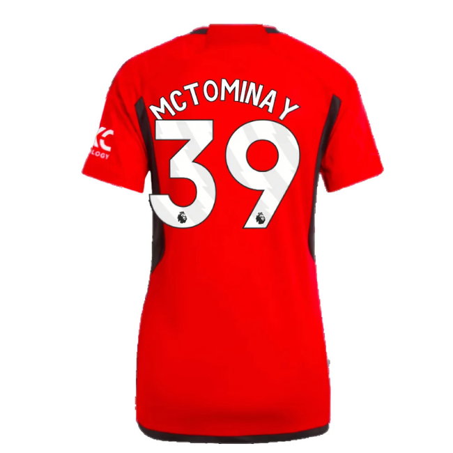 2023-2024 Man Utd Home Shirt (Ladies) (McTominay 39)