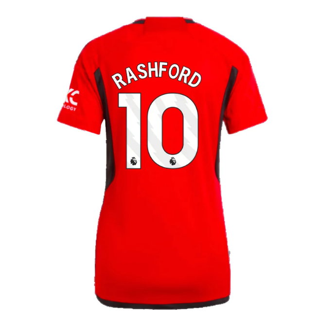 2023-2024 Man Utd Home Shirt (Ladies) (Rashford 10)