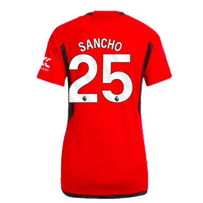 2023-2024 Man Utd Home Shirt (Ladies) (Sancho 25)