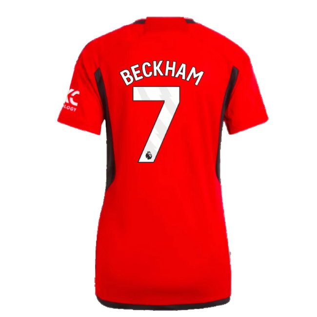 2023-2024 Man Utd Home Shirt (Ladies) (Beckham 7)