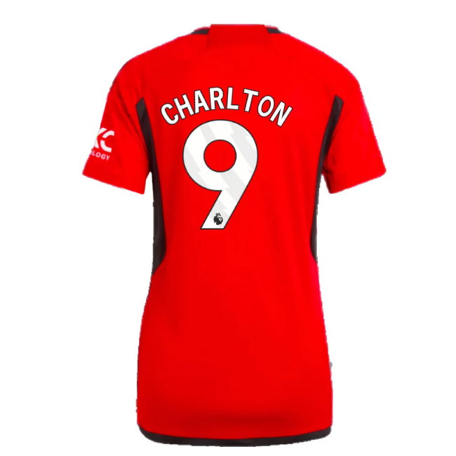 2023-2024 Man Utd Home Shirt (Ladies) (Charlton 9)