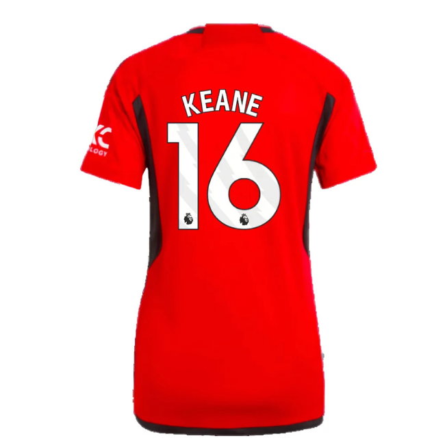 2023-2024 Man Utd Home Shirt (Ladies) (Keane 16)