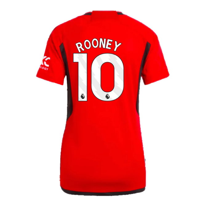 2023-2024 Man Utd Home Shirt (Ladies) (Rooney 10)